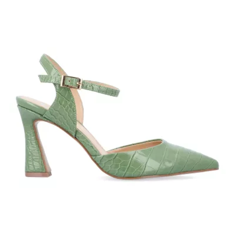 Journee Collection Nixey Womens Pointed Stiletto Heel Pumps