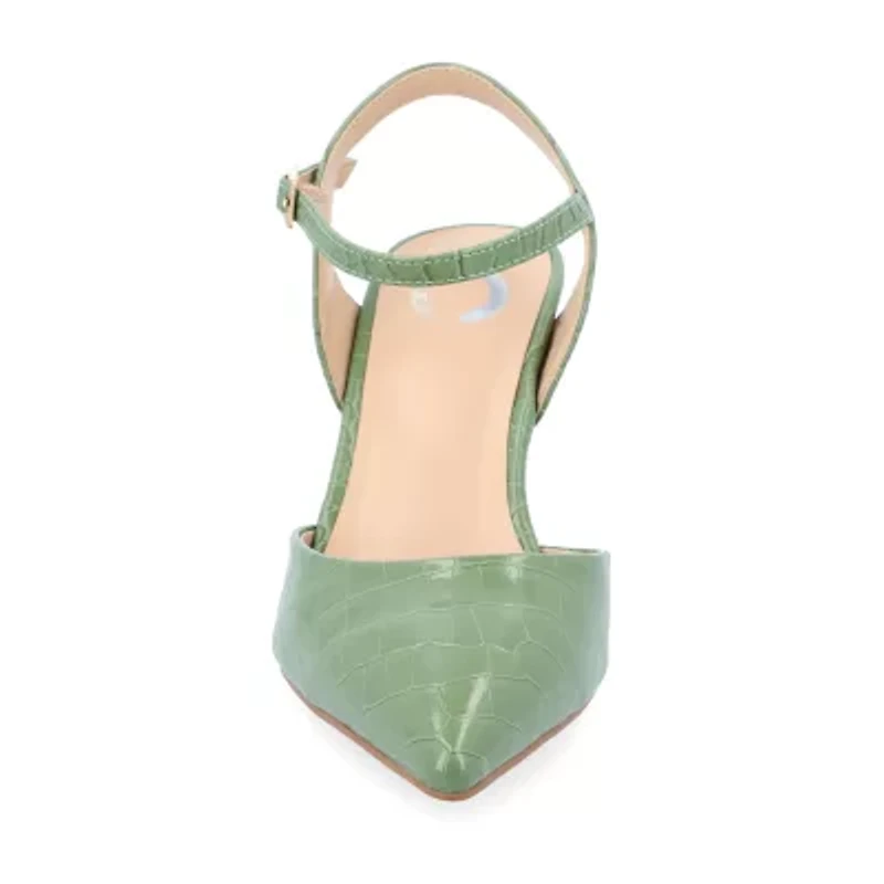 Journee Collection Nixey Womens Pointed Stiletto Heel Pumps