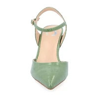 Journee Collection Nixey Womens Pointed Stiletto Heel Pumps