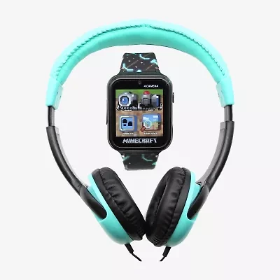 Minecraft Unisex Multicolor 2-pc. Watch and Headphones Boxed Set Min40046set