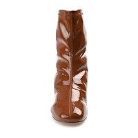 Journee Collection Womens Reice Block Heel Booties