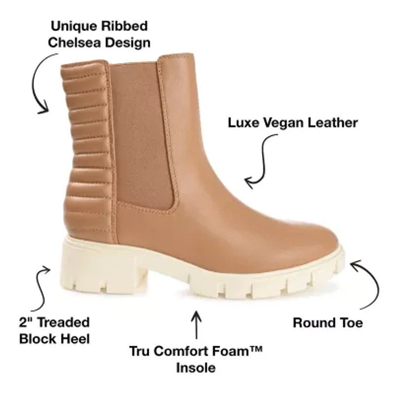 Journee Collection Womens Tatiana Block Heel Booties