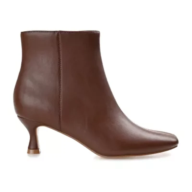 Journee Collection Womens Kelssa Kitten Heel Booties