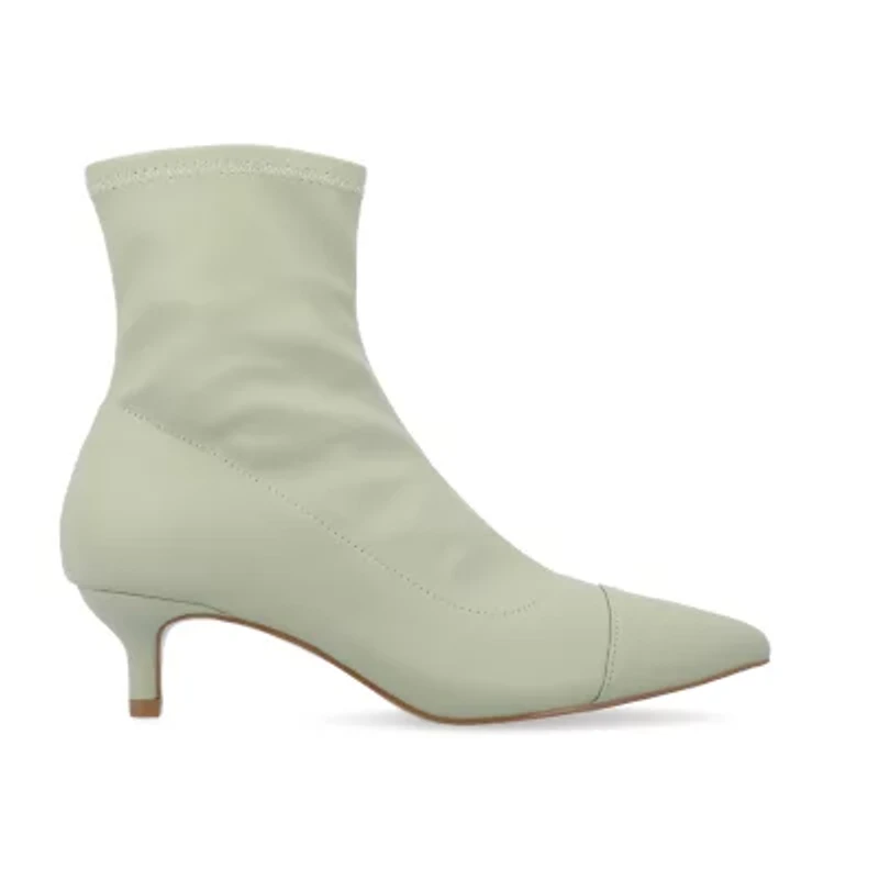 Journee Collection Womens Jadde Kitten Heel Booties