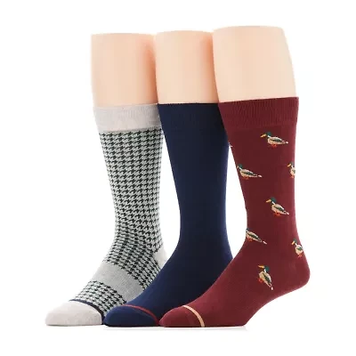 Stafford Super Soft Lux Mens 3 Pair Crew Socks