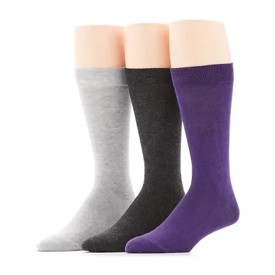 Stafford Super Soft Lux Mens 3 Pair Crew Socks
