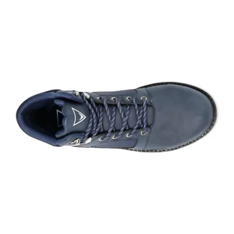 Vance Co Mens Derrick Flat Heel Lace-Up Boots