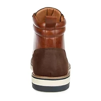 Vance Co Mens Lucien Flat Heel Dress Boots