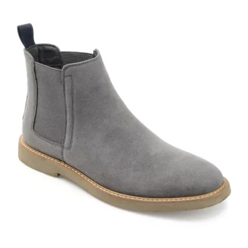 Vance Co Mens Jc Marshon Flat Heel Chelsea Boots