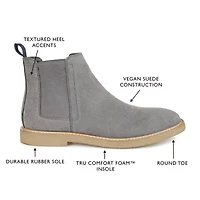 Vance Co Mens Jc Marshon Flat Heel Chelsea Boots