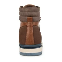 Vance Co Mens Zane Flat Heel Lace-Up Boots