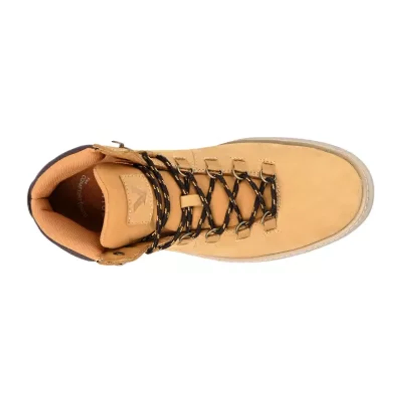 Territory Mens Compass Flat Heel Lace-Up Boots