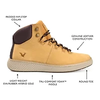 Territory Mens Compass Flat Heel Lace-Up Boots