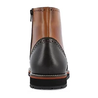 Thomas And Vine Mens Elijah Flat Heel Lace Up Boots