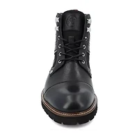 Thomas And Vine Mens Feron Flat Heel Lace Up Boots
