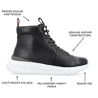 Thomas And Vine Mens Jonah Flat Heel Lace Up Boots