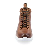 Thomas And Vine Mens Jonah Flat Heel Lace Up Boots