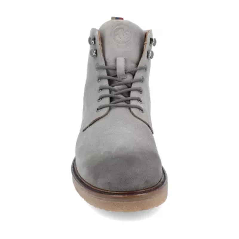 Thomas And Vine Mens Samwell Flat Heel Lace Up Boots