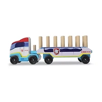 Melissa & Doug Melissa & Doug Paw Patrol Wooden Abc Block Truck 32-pc. Building Blocks