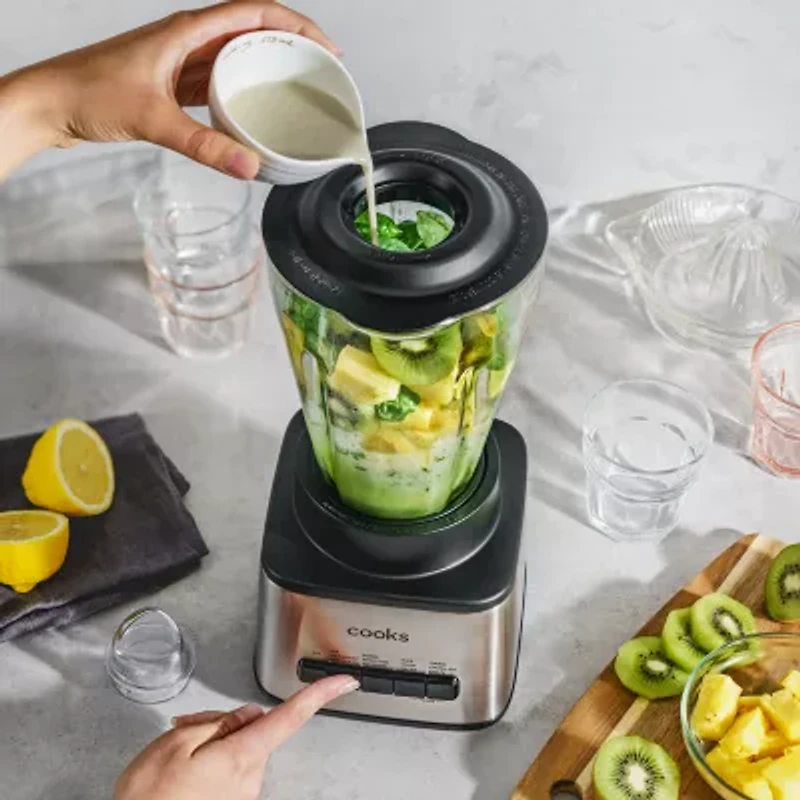 Cooks 48-oz. Glass Jar Stainless Steel Blender