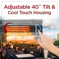 BLACK+DECKER Wall Mounted Patio Heater for Outdoors