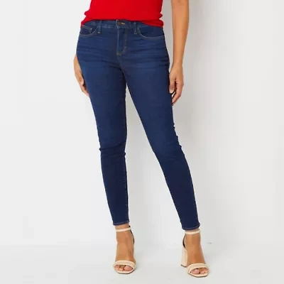 Bold Elements Womens Mid Rise Skinny Fit Jean