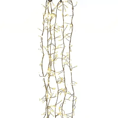 Kurt Adler 300-Light Cluster With Warm White Led Christmas Indoor Outdoor Garland