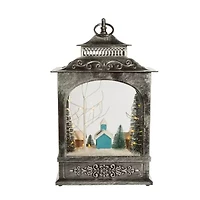 Kurt Adler Led Village Lantern Lighted Plays Music Christmas Tabletop Decor