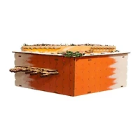 Kurt Adler Led Wooden Village Scene Lighted Plays Music Christmas Tabletop Decor