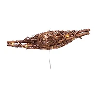 Kurt Adler 10" Fairy Natural Rattan Star Christmas Tree Topper