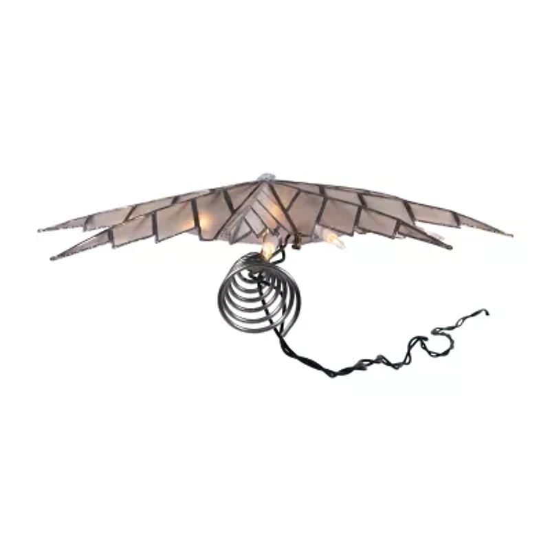 Kurt Adler 15" 8-Point Capiz Silver Star Christmas Tree Topper