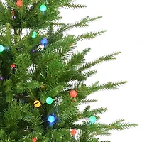 Kurt Adler Colored Timberland 3 Foot Pre-Lit Multi-Function Lights Christmas Tree
