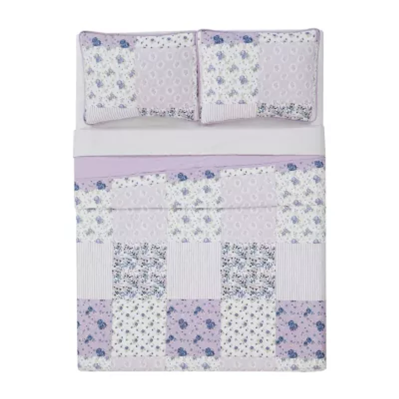 Cannon Elissa Patchwork Quilt Set