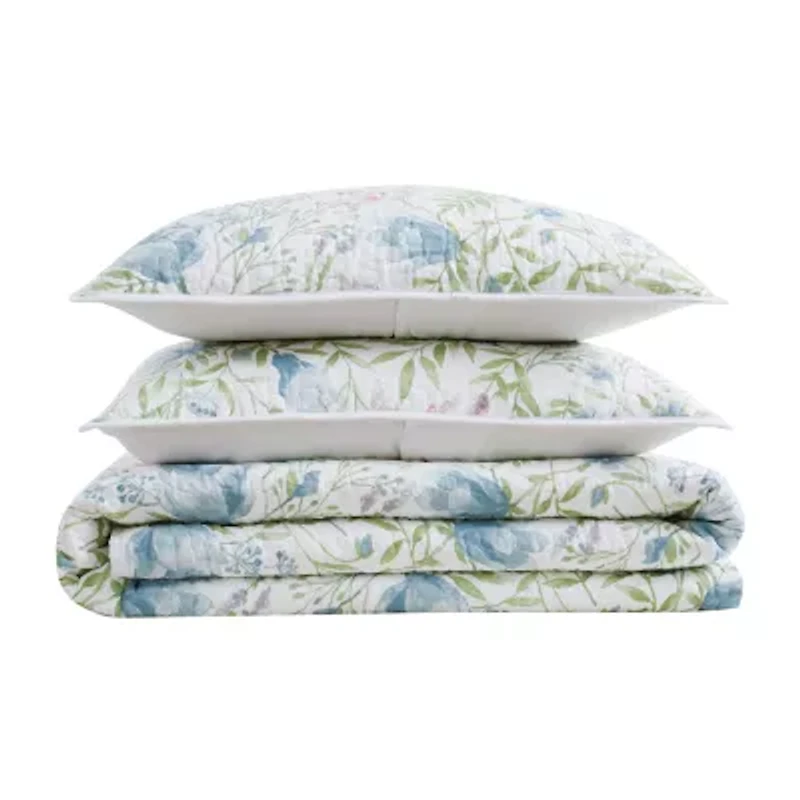 Cottage Classics Field Floral Quilt Set