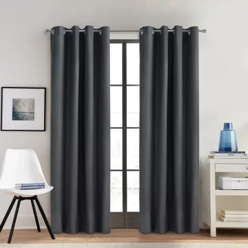 Alpine Grommet Top Energy Saving Blackout Single Curtain Panel