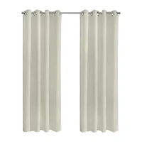 Habitat Boucle Grommet Top Sheer Single Curtain Panel