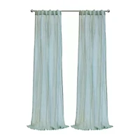 Habitat Paloma Rod Pocket Back Tab Sheer Single Curtain Panel