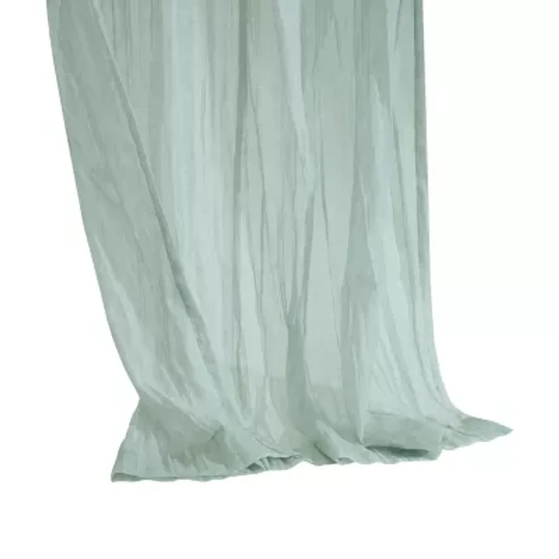 Habitat Paloma Rod Pocket Back Tab Sheer Single Curtain Panel
