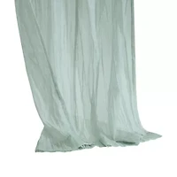 Habitat Paloma Rod Pocket Back Tab Sheer Single Curtain Panel