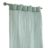 Habitat Paloma Rod Pocket Back Tab Sheer Single Curtain Panel