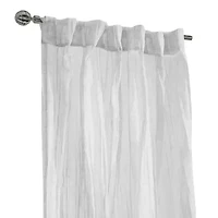 Habitat Paloma Rod Pocket Back Tab Sheer Single Curtain Panel