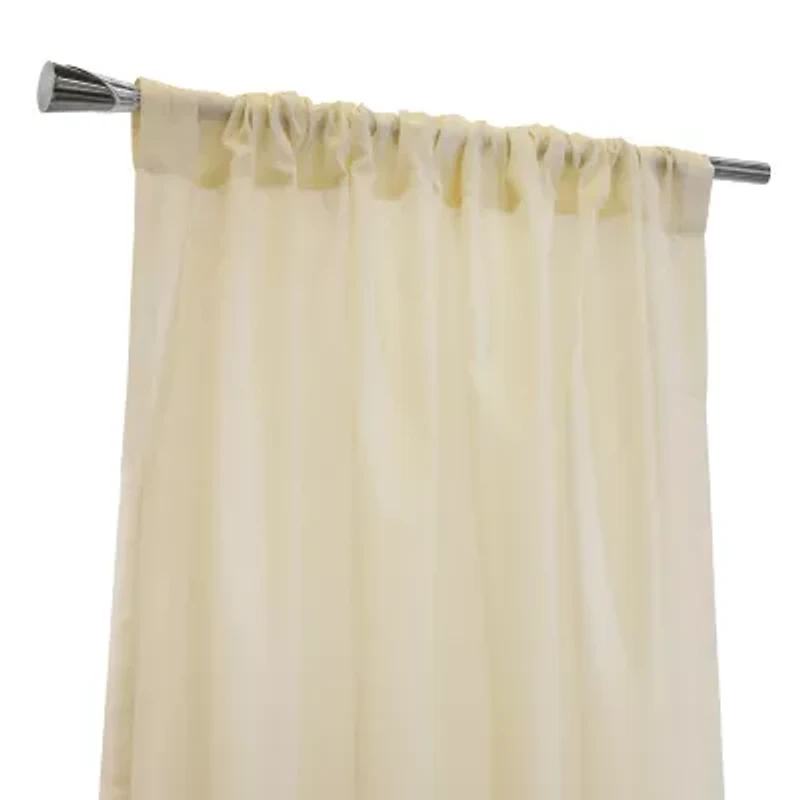 THERMASHEER™ Weathershield Rod Pocket Energy Saving Sheer Single Curtain Panel