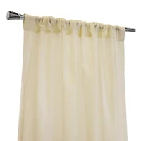 THERMASHEER™ Weathershield Rod Pocket Energy Saving Sheer Single Curtain Panel