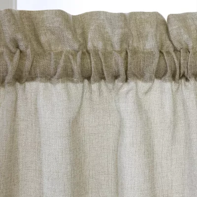 Wickham Rod Pocket Sheer Curtain Panel