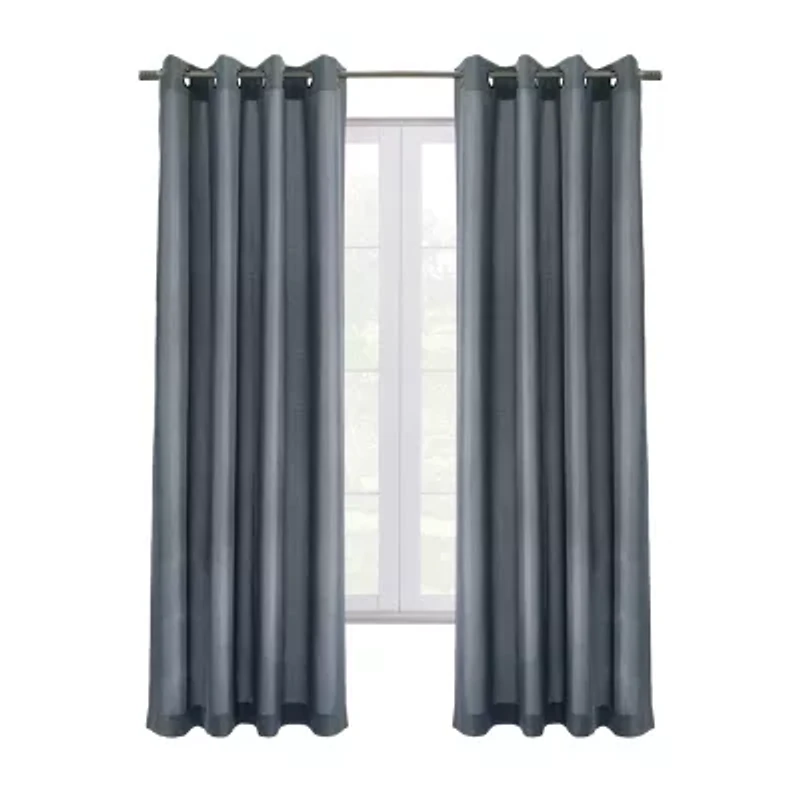 Edison Grommet Top Energy Saving 100% Blackout Single Curtain Panel