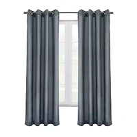 Edison Grommet Top Energy Saving 100% Blackout Single Curtain Panel