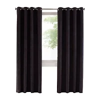 Thermaplus Navar Grommet Top Energy Saving 100% Blackout Single Curtain Panel