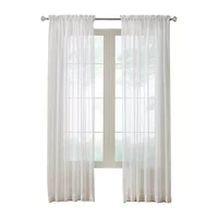 Habitat Rhapsody Voile Rod Pocket Sheer Single Curtain Panel