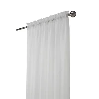 Habitat Rhapsody Voile Rod Pocket Sheer Single Curtain Panel