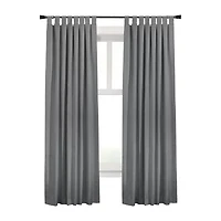 Thermaplus Ventura Tab Top Energy Saving 100% Blackout Set of 2 Curtain Panel